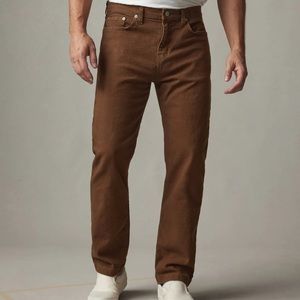 American Giant Roughneck Pant Slim Jeans - Mahogany 34x30
